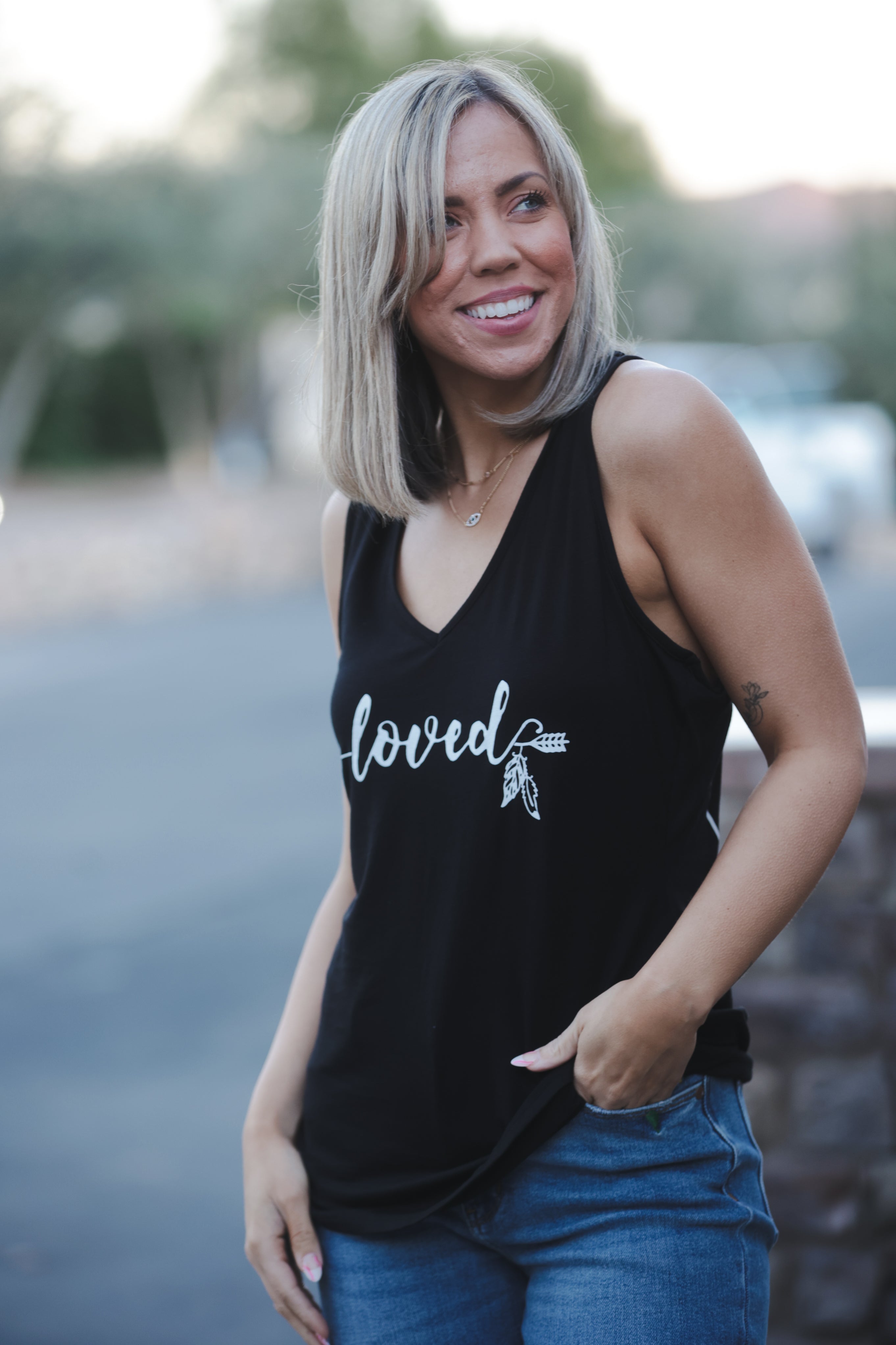 You Are Loved Tank Boutique Simplified