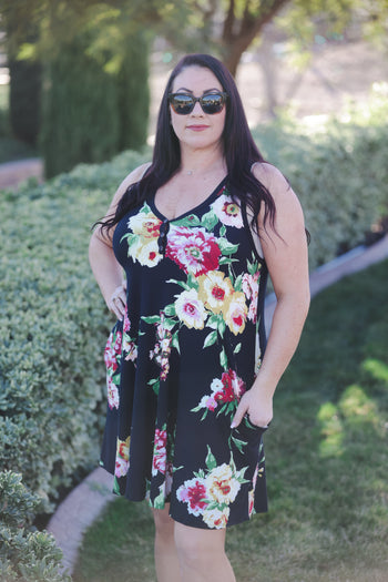 Breath of Fresh Air Sleeveless Dress Boutique Simplified