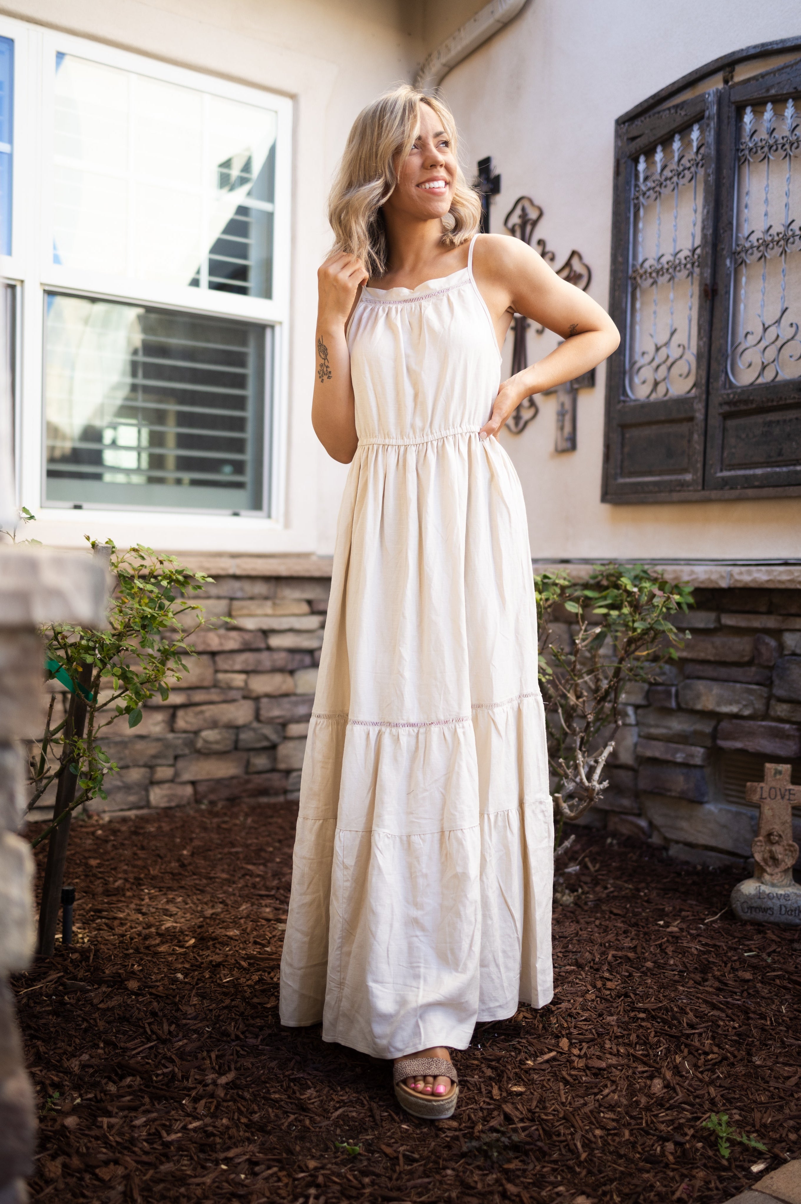 You're Still The One - Cream Maxi Boutique Simplified