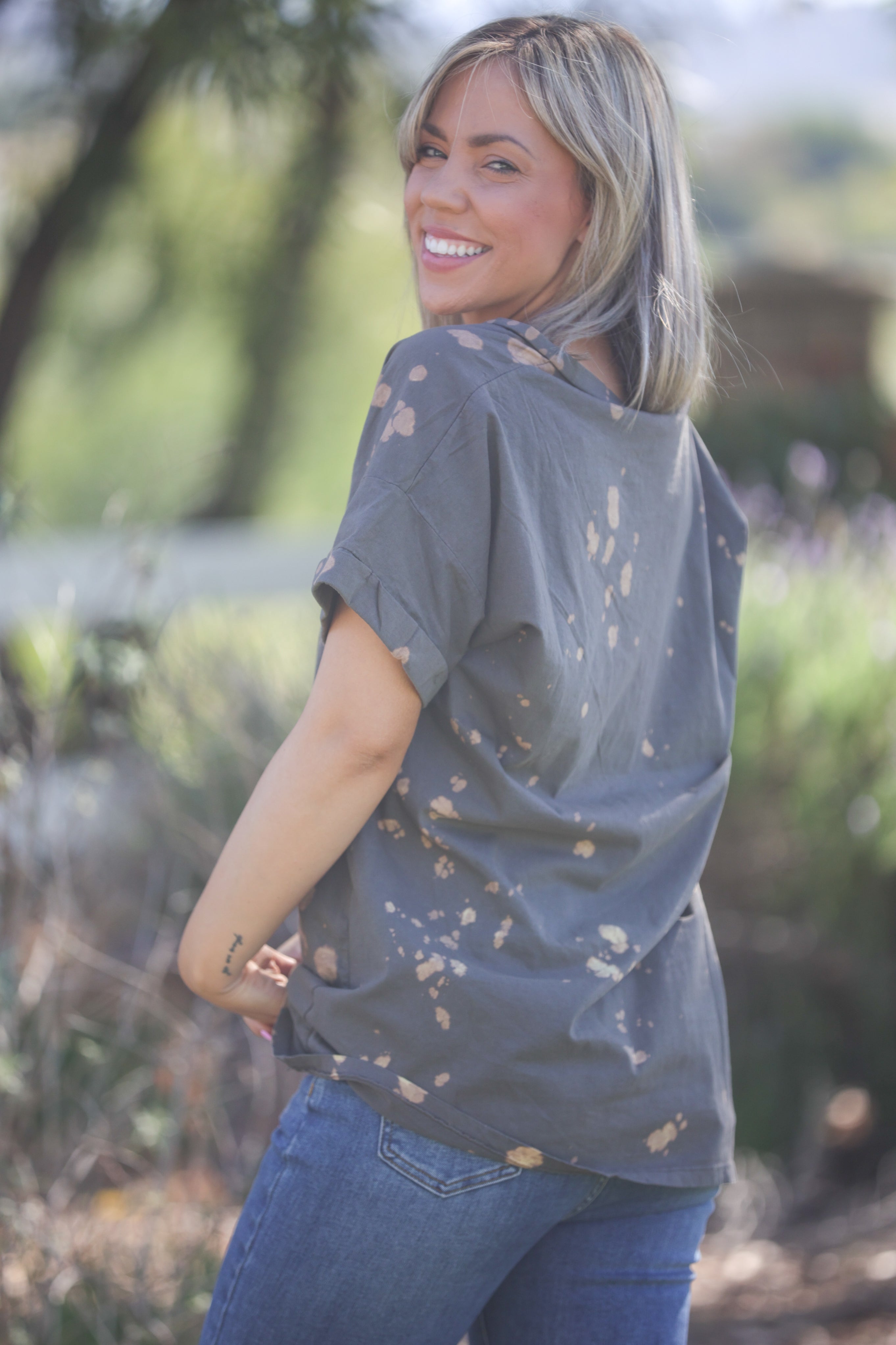 Bleach Splattered Love Tee Boutique Simplified