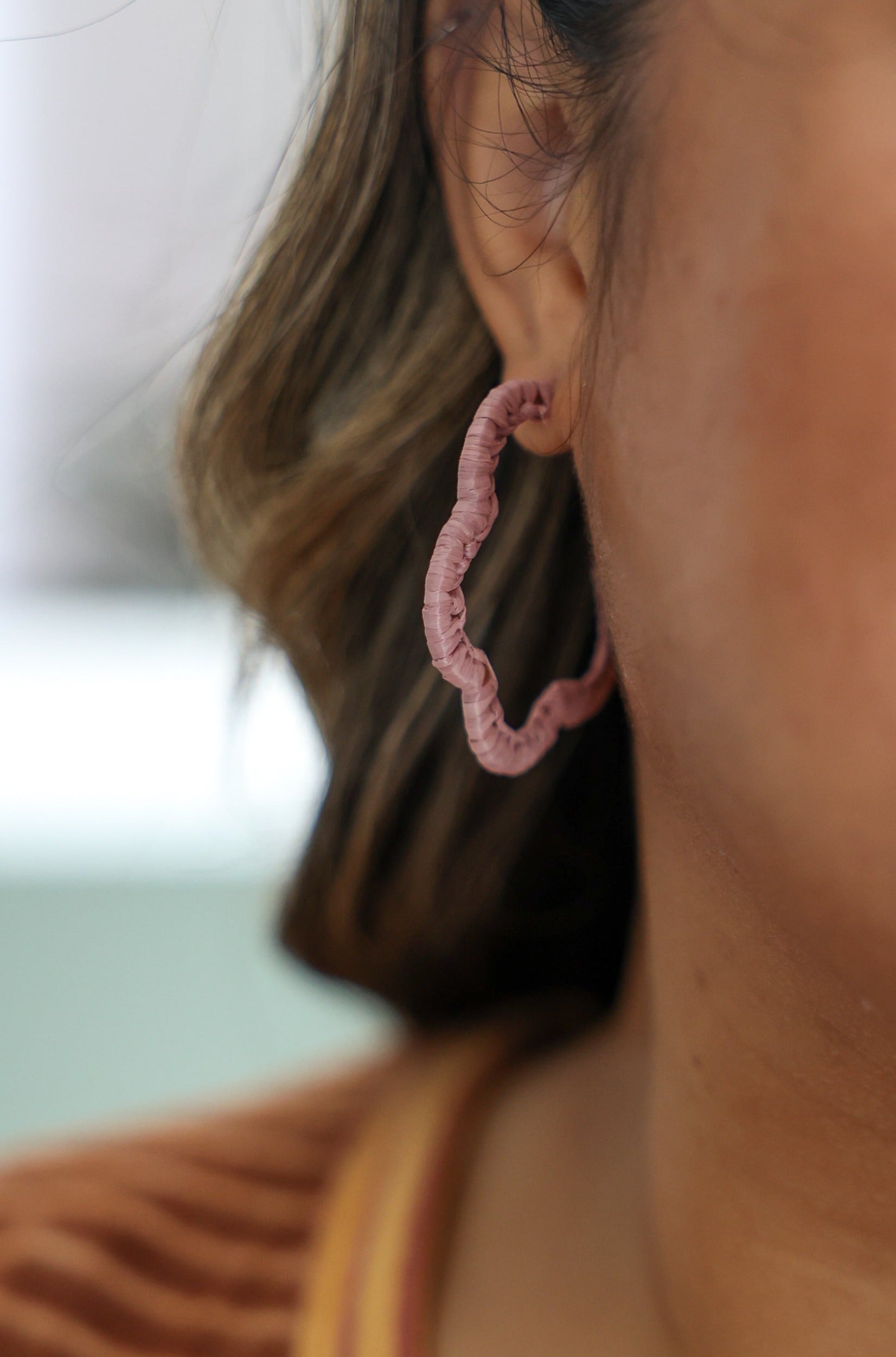 Flowered Hoop Earrings Accessories Boutique Simplified
