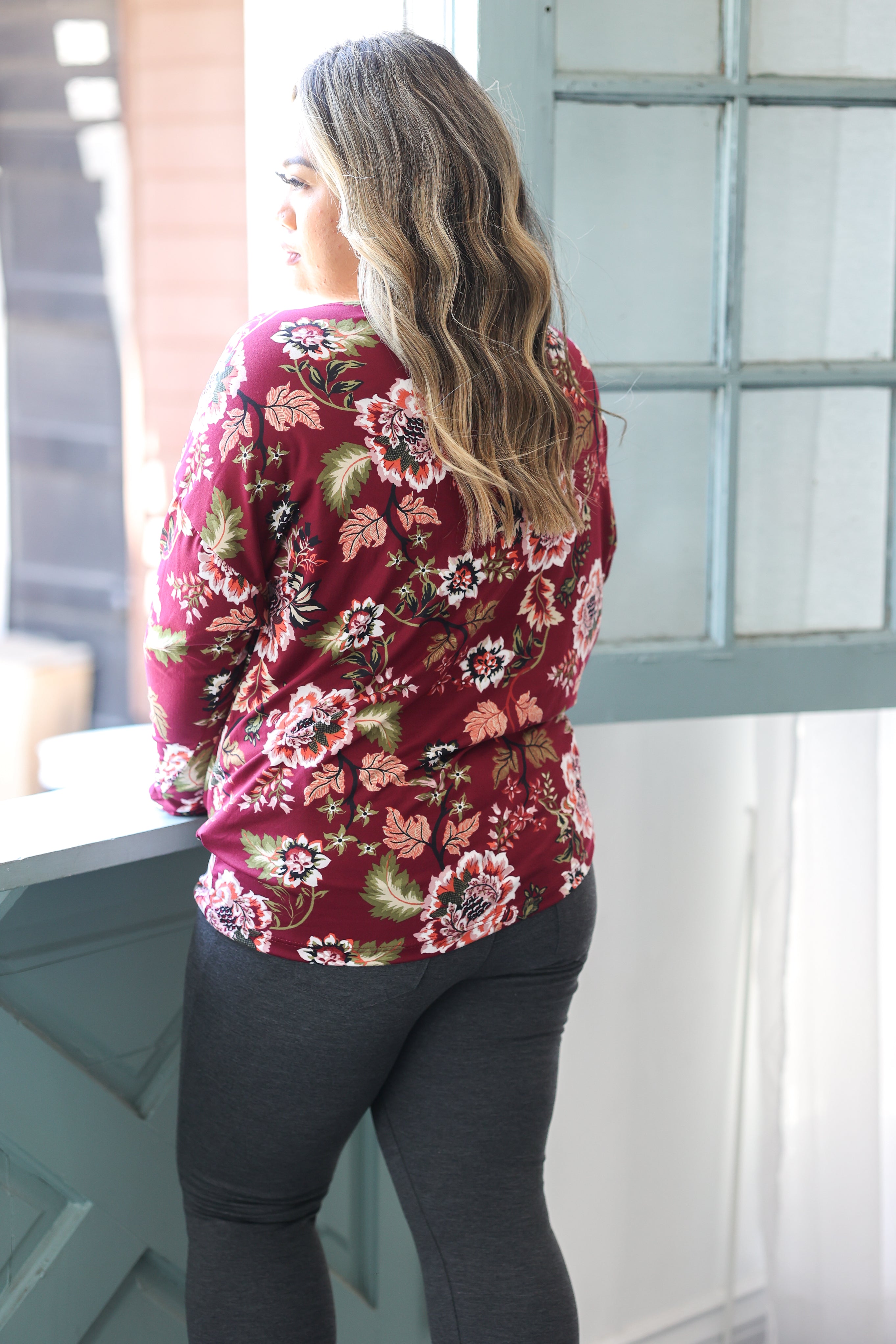 Orient Long Sleeve Dolman Boutique Simplified