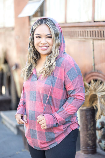 Plaid to Meet You Hoodie Boutique Simplified