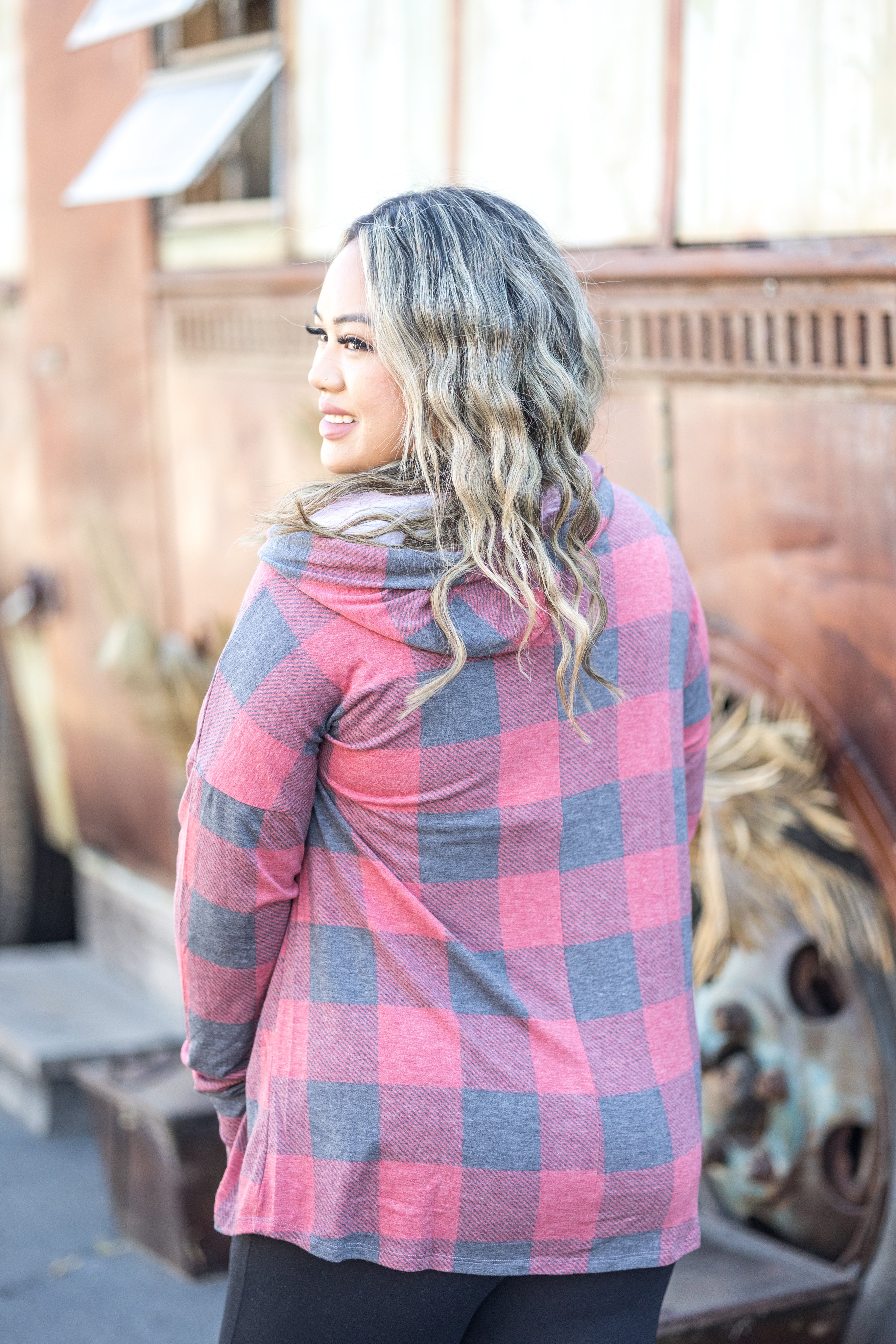 Plaid to Meet You Hoodie Boutique Simplified