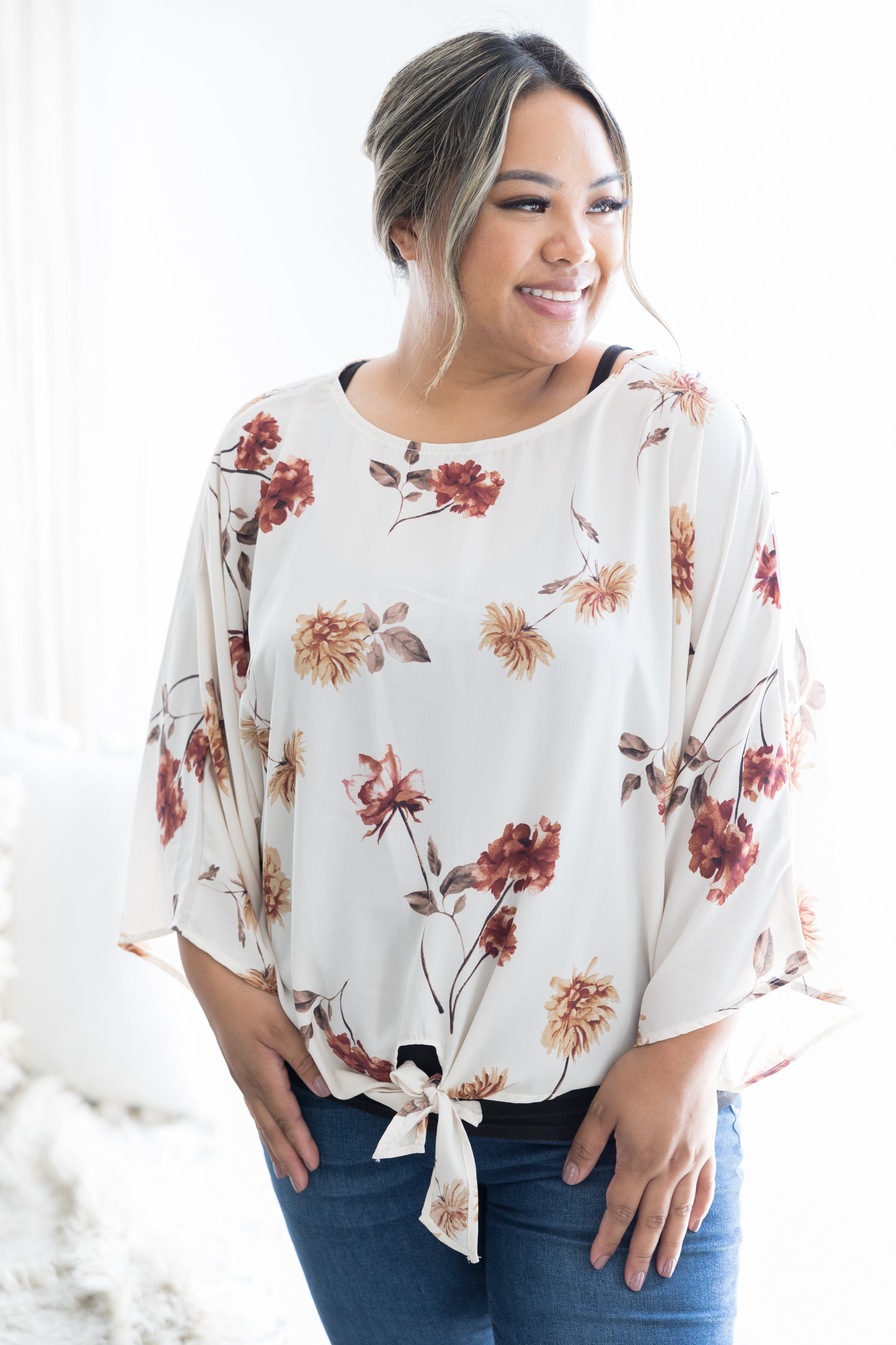 Serenity Front Tie Top Boutique Simplified