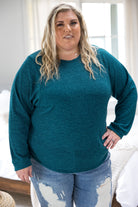 Shimmering Teal Long Sleeve Boutique Simplified