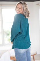 Shimmering Teal Long Sleeve Boutique Simplified