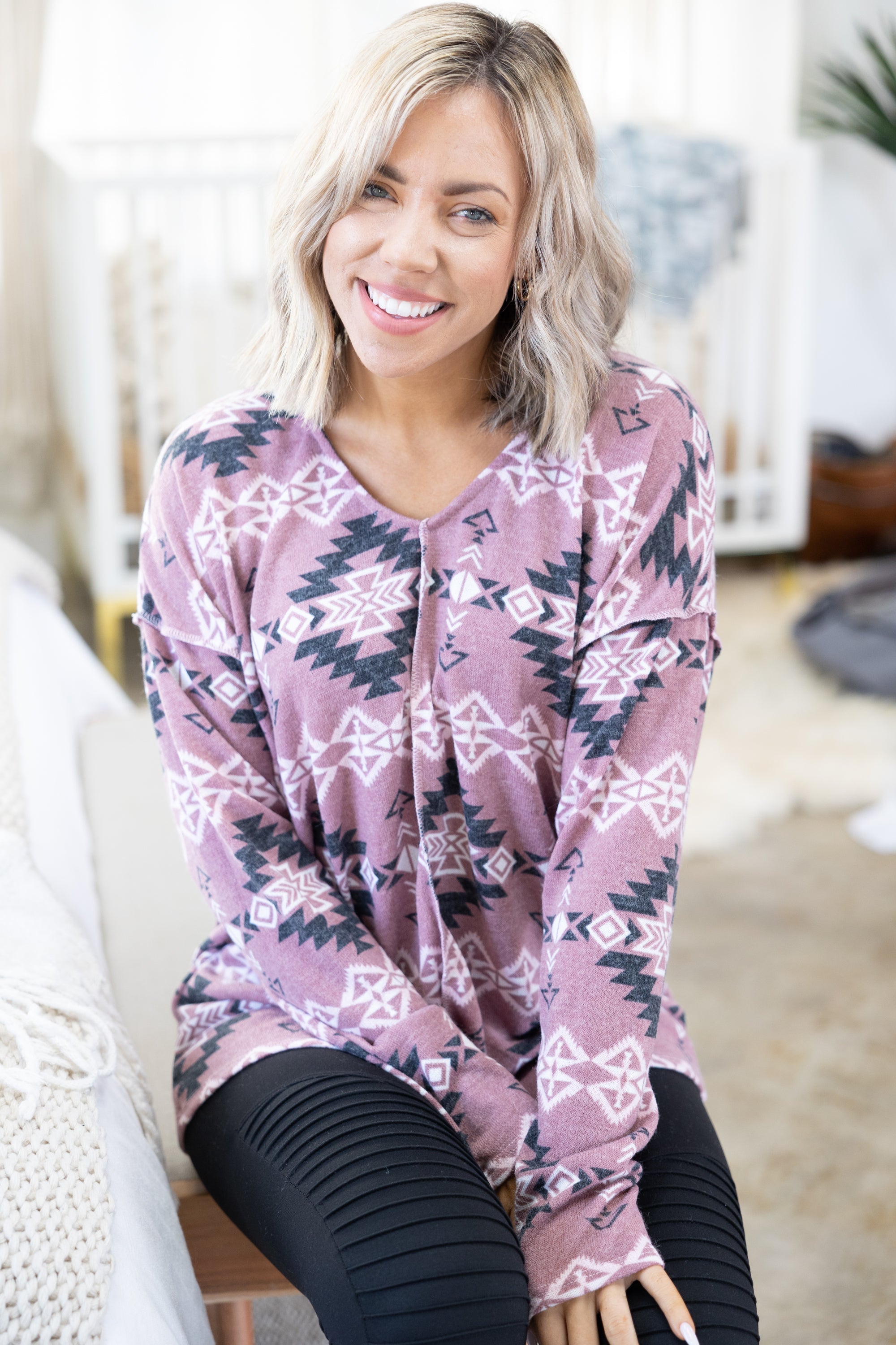 Mauve About You Long Sleeve Boutique Simplified