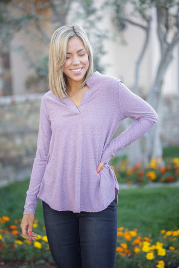 Smokey Lavender Thumbhole Gabby Boutique Simplified