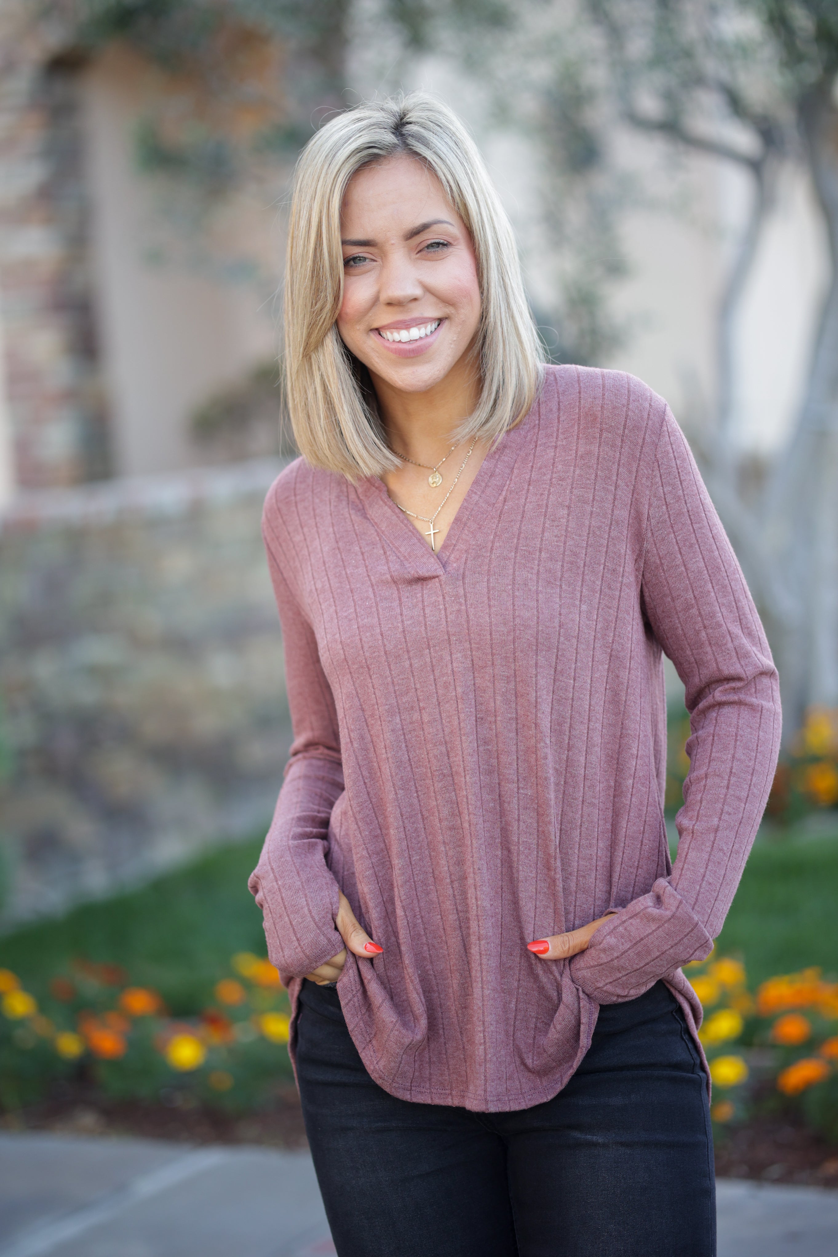 Wine Thumbhole Gabby Boutique Simplified