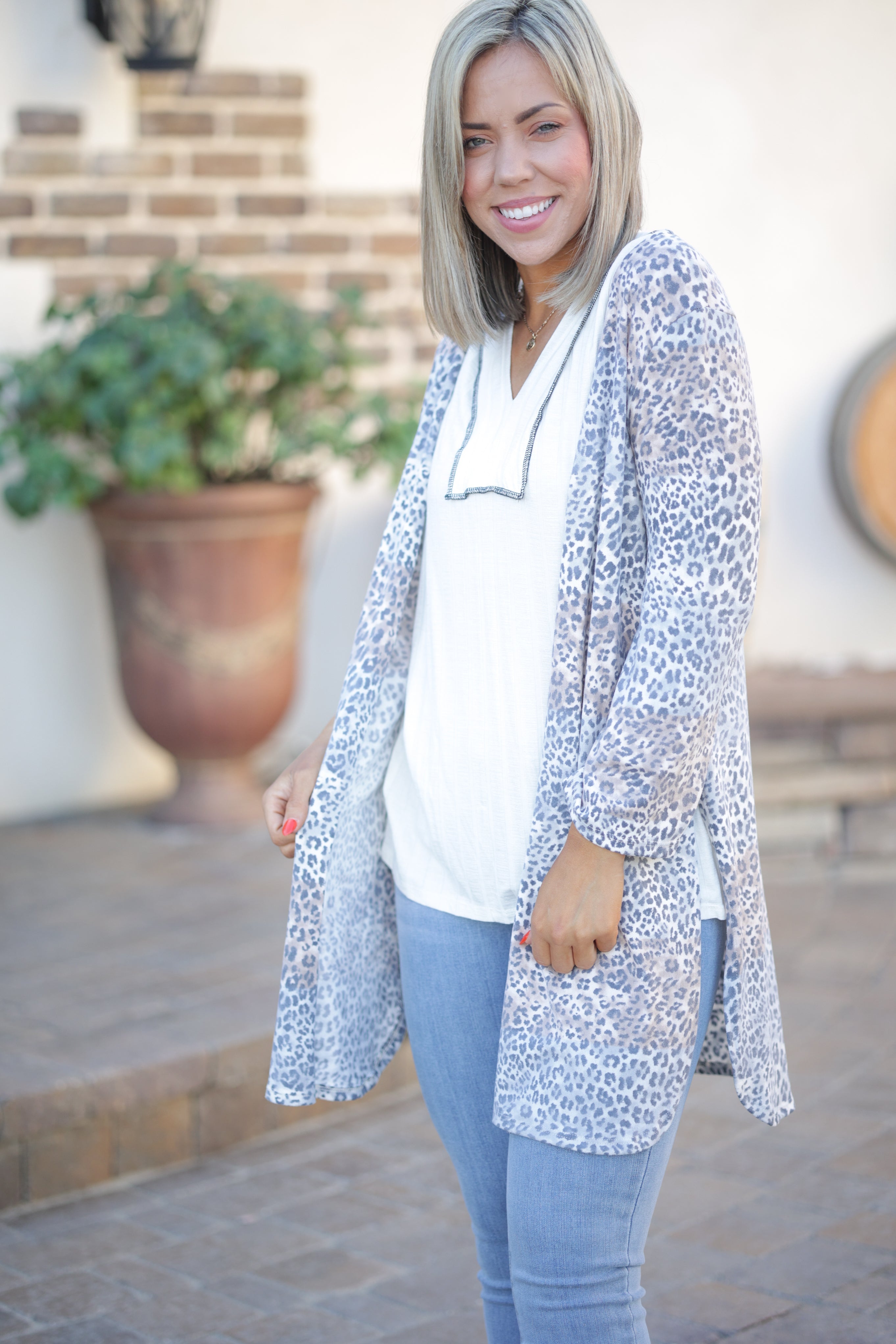 Sand Meets The Snow Cardigan Boutique Simplified