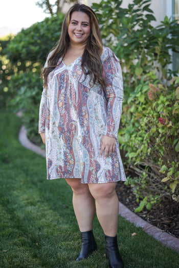 Boho Paisley Swing Dress Boutique Simplified