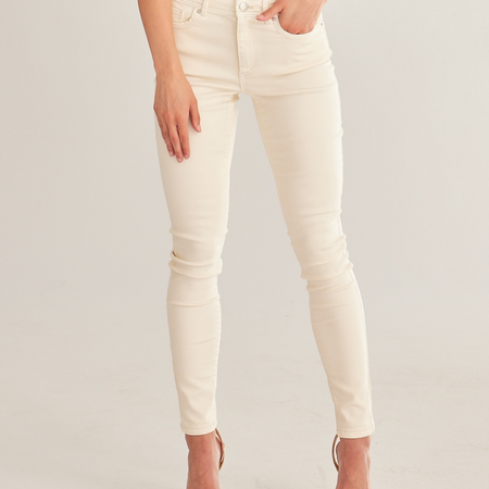 (Size-up) "Ella" High Waisted Stretchy Skinny Jeans HEBWWSHE7D Casual Chic Boutique