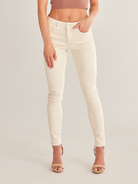 (Size-up) "Ella" High Waisted Stretchy Skinny Jeans HEBWWSHE7D Casual Chic Boutique