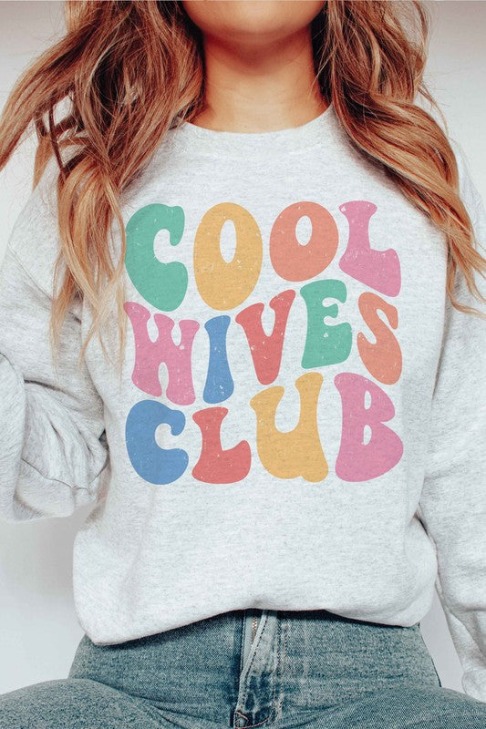 PLUS SIZE - COOL WIVES CLUB Graphic Sweatshirt BLUME AND CO.