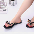 Bow Toe Post PVC Sandals Trendsi