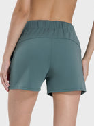 Elastic Waist Active Shorts Trendsi