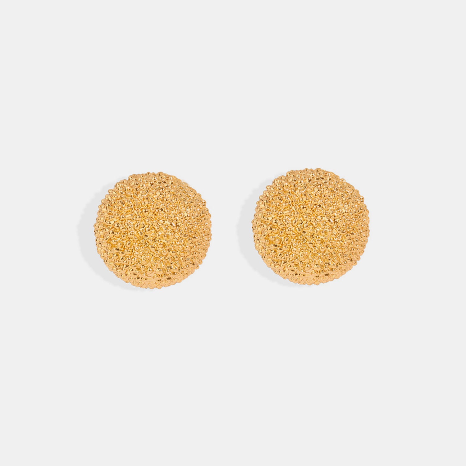 Gold-Plated Geometric Stud Earrings Trendsi
