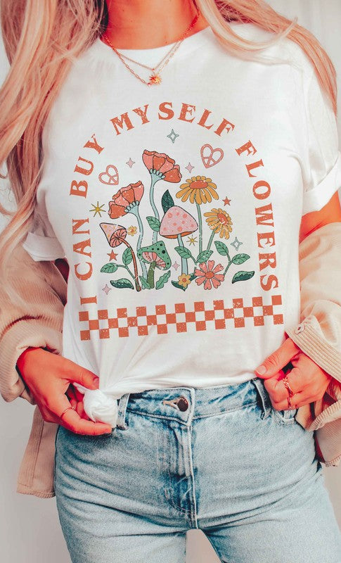I CAN BUY MYSELF FLOWERS Graphic T-Shirt BLUME AND CO.