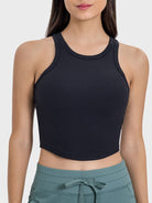 Round Neck Racerback Active Tank Trendsi