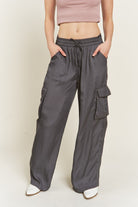 SATIN CARGO PANTS Jade By Jane