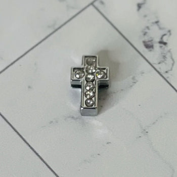 ClaudiaG PavÃƒÂ© Cross Charm -Silver