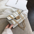 ClaudiaG Betty Shoulder Bag -Clear/White