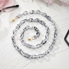 ClaudiaG Bond Glasses & Mask Chain