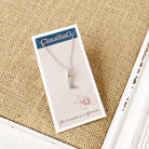 ClaudiaG Stainless Steel Letter Necklace