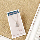 ClaudiaG Stainless Steel Letter Necklace