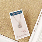 ClaudiaG Stainless Steel Letter Necklace