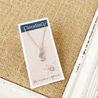 ClaudiaG Stainless Steel Letter Necklace