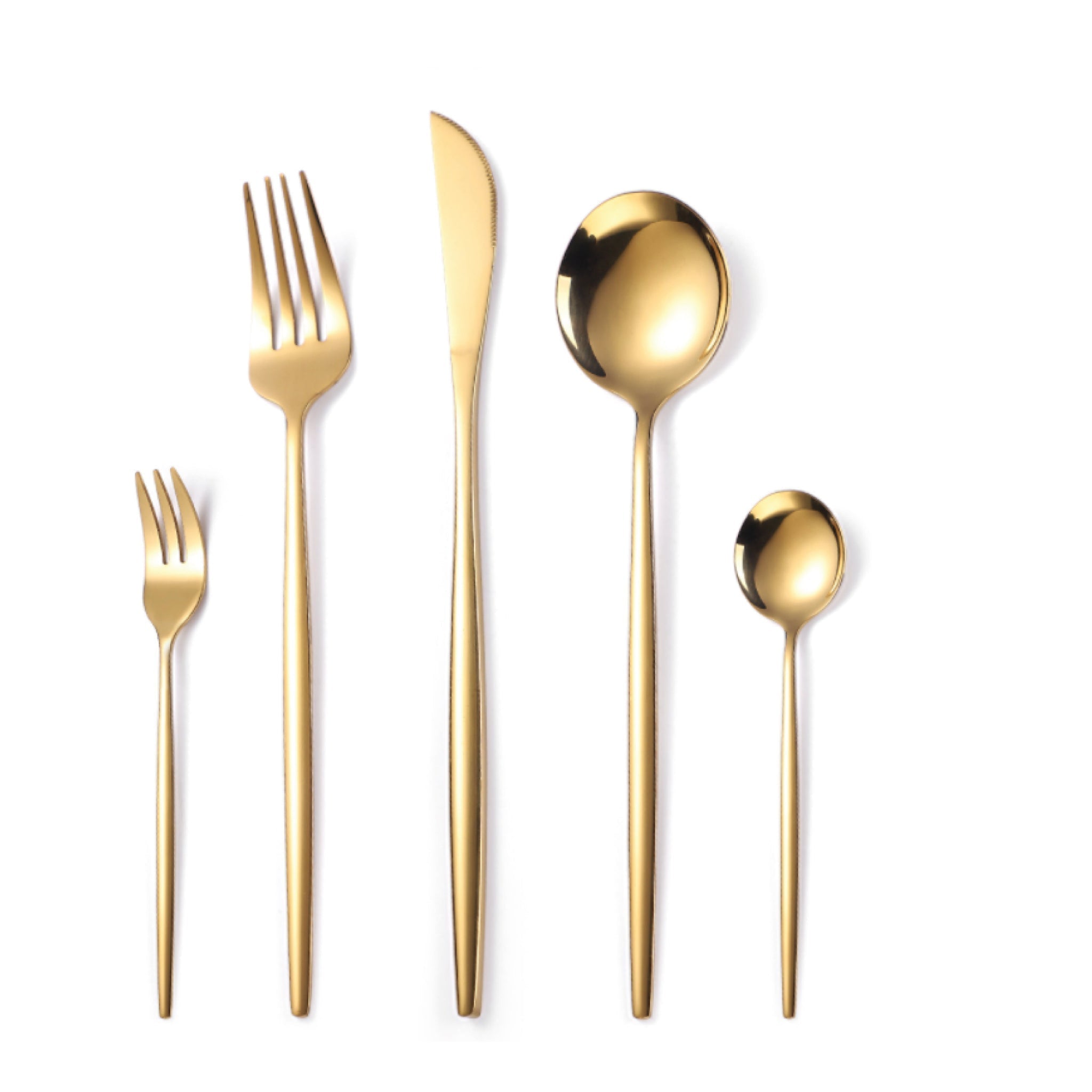 ClaudiaG Slim Flatware -Place Set of 5