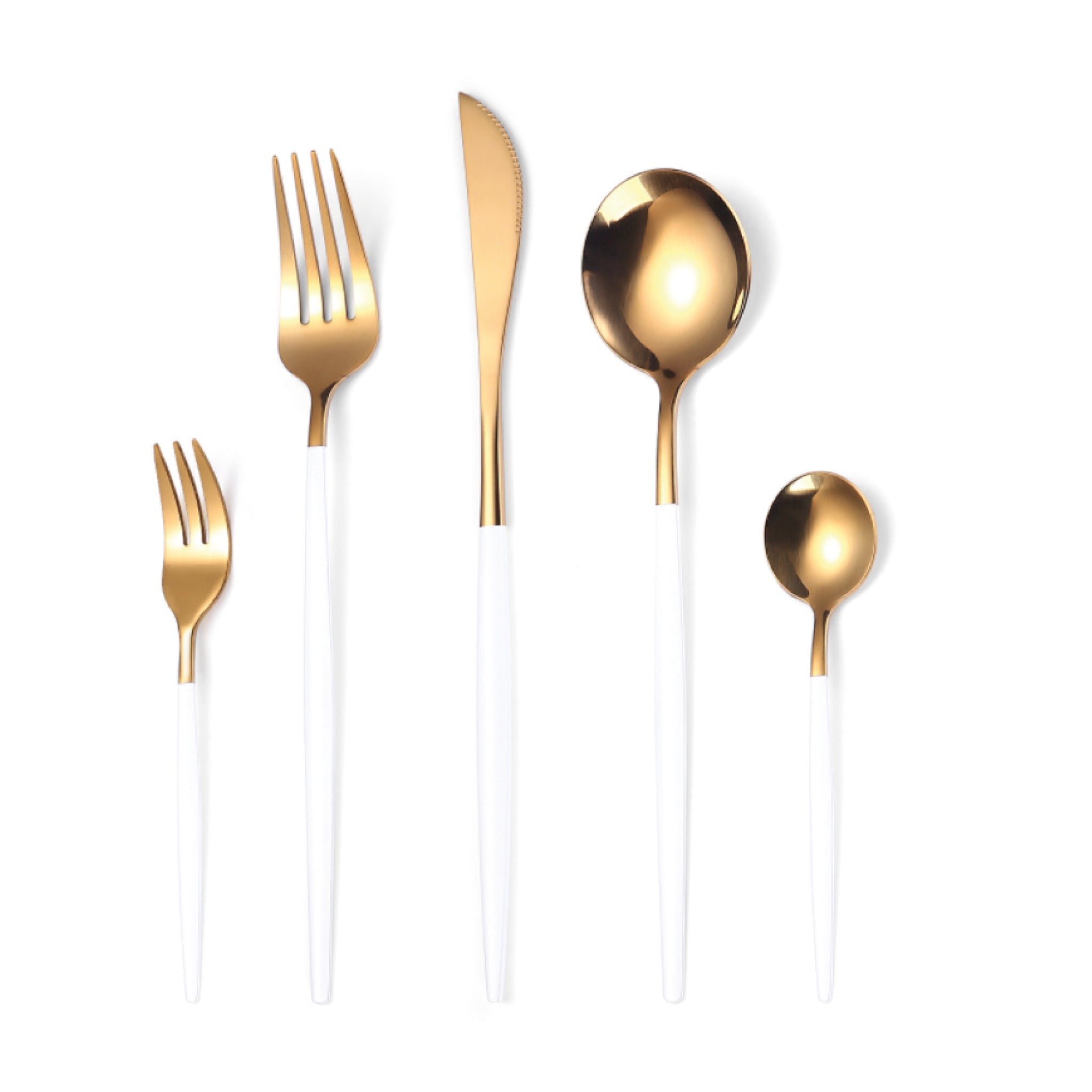 ClaudiaG Slim Flatware -Place Set of 5