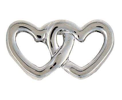 ClaudiaG Double Hearts Charm