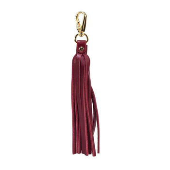 ClaudiaG Fringe Power Bag Charm-Cab/Gold