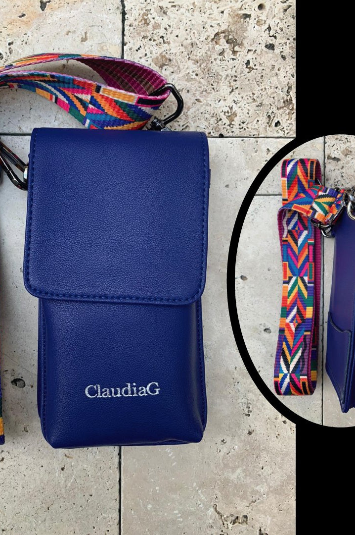 ClaudiaG ibag Leather Cross Body-Sapphire