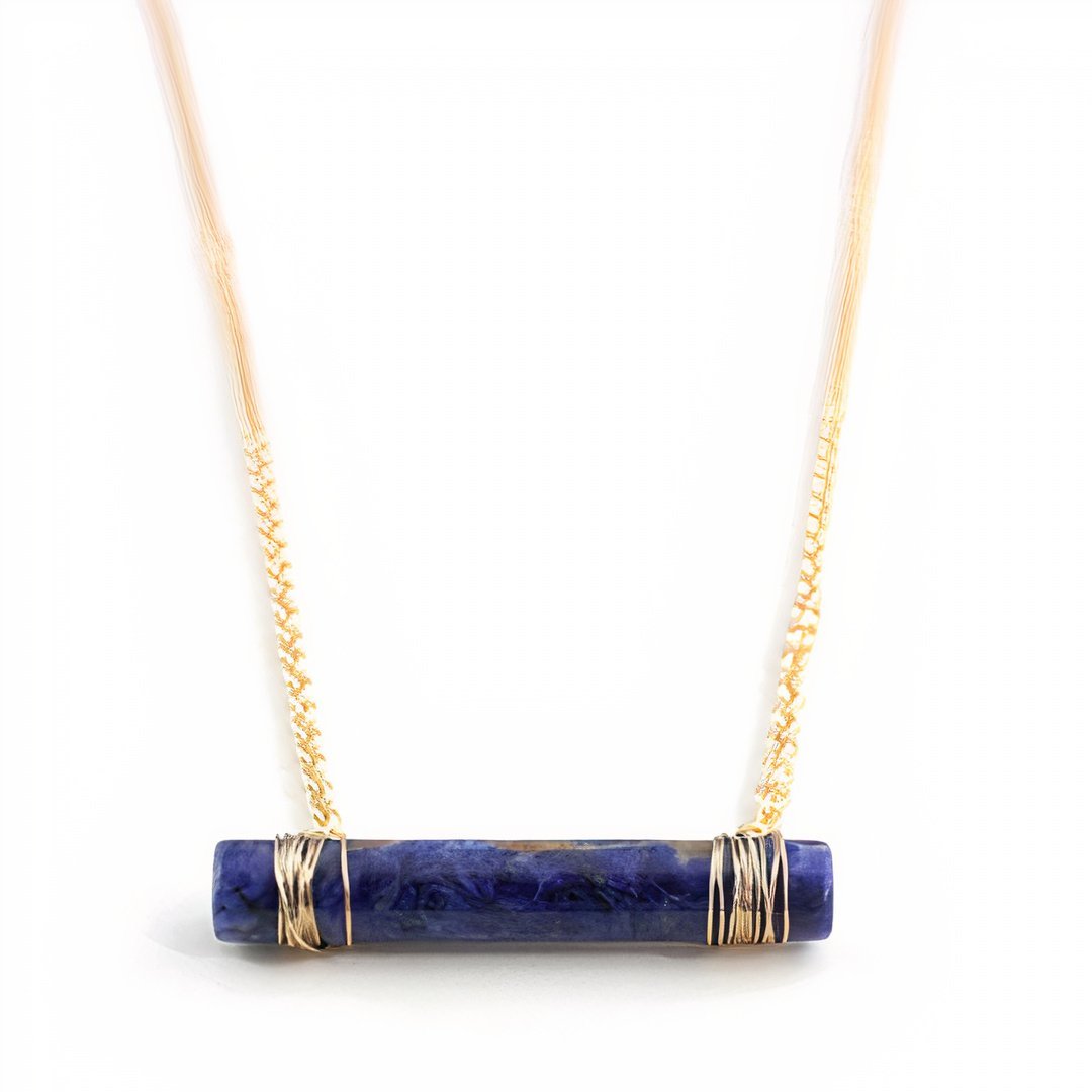 ClaudiaG Quartz Cylinder Necklace