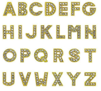 ClaudiaG PavÃƒÆ’Ã‚Â© Letters -Gold Charms