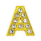 ClaudiaG PavÃƒÆ’Ã‚Â© Letters -Gold Charms