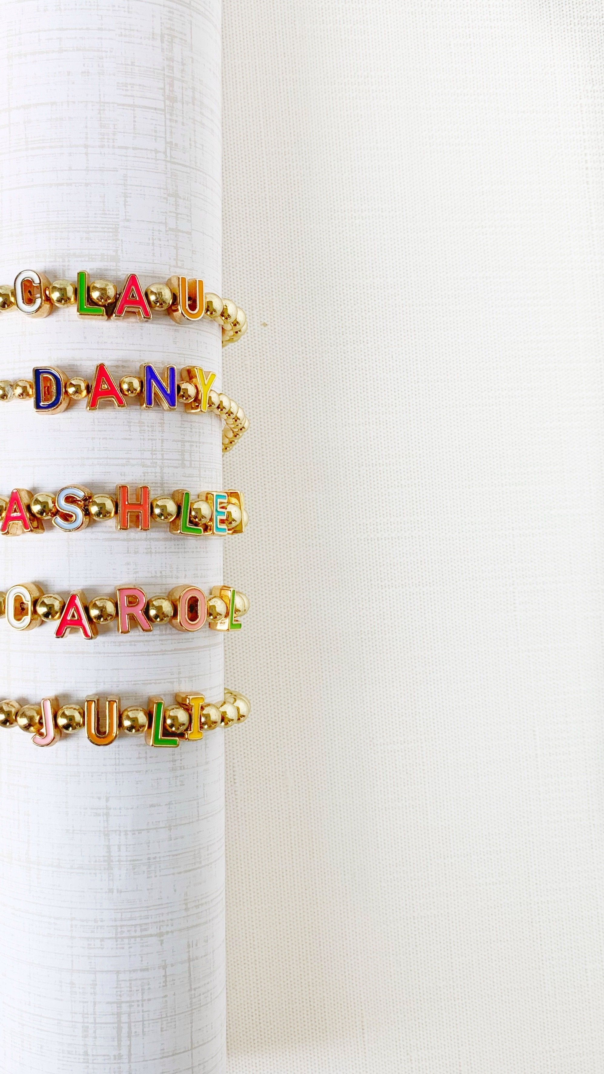 ClaudiaG Personalized Stack Bracelet