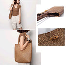 ClaudiaG Spring Straw Shopping Bag