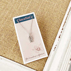 ClaudiaG Stainless Steel Letter Necklace