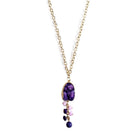 ClaudiaG Vine Necklace- Plum