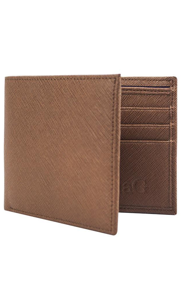 ClaudiaG Men's Leather Wallet - Chocolate