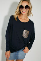 SEQUENCE POCKET DOLMAN SL TOP e Luna