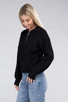 Easy-Wear Half-Zip Pullover Ambiance Apparel