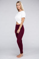 Active Leggings Featuring Concealed Pockets Ambiance Apparel