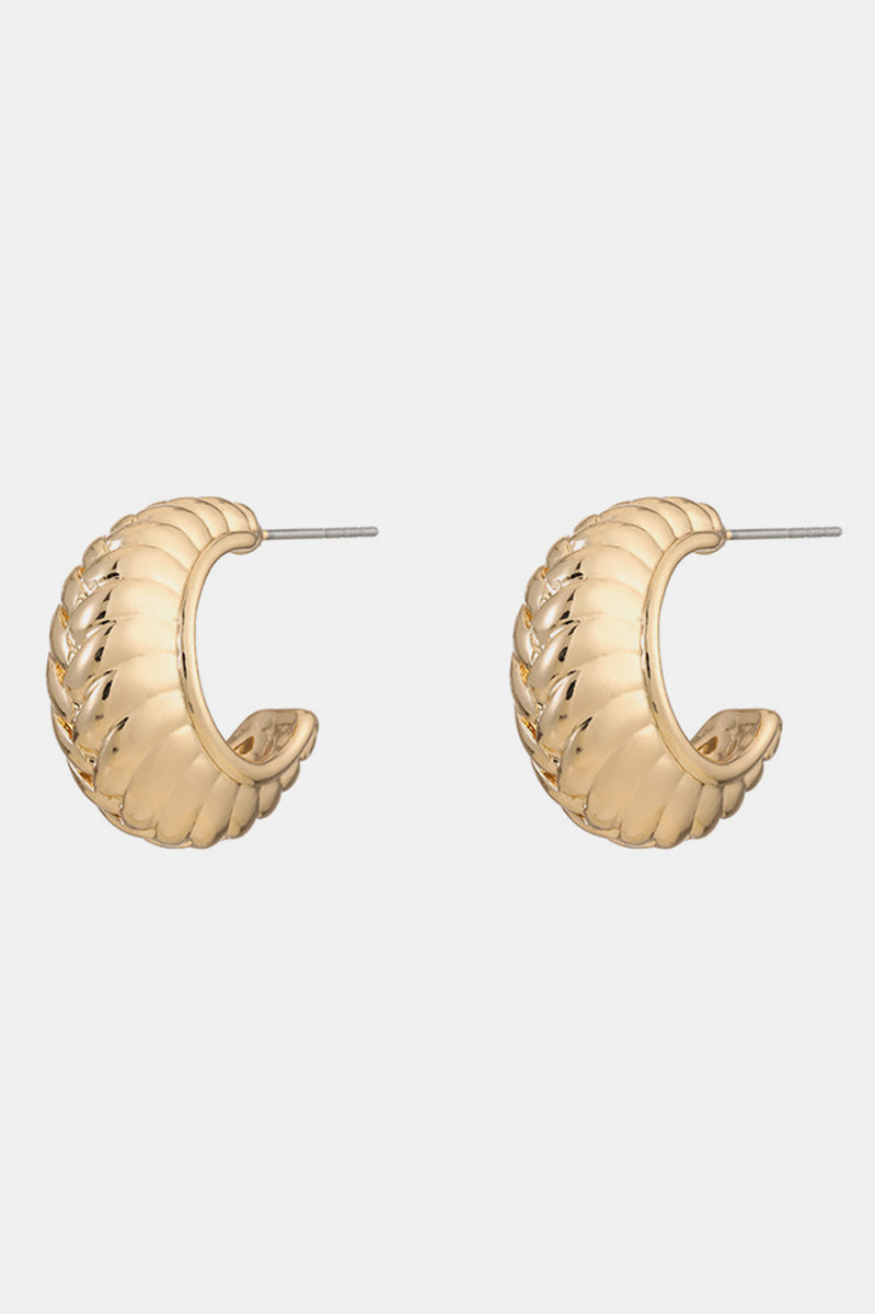 Gold-Plated Stud Earrings Trendsi