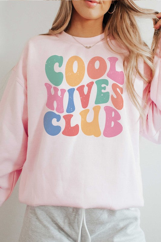 PLUS SIZE - COOL WIVES CLUB Graphic Sweatshirt BLUME AND CO.